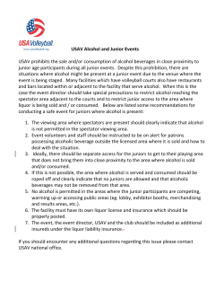 Alcohol Policy