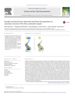 Drought and detritivores determine leaf litter decomposition in