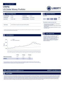 Liberty US Dollar Money Portfolio
