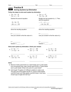 Practice B