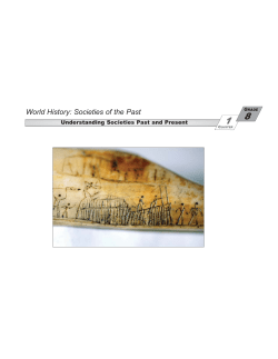 Understanding Societies Past and Present