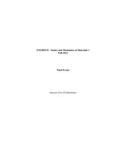 Final Exam-2012, Solution