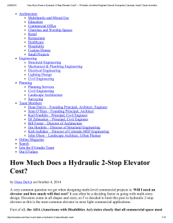 How Much Does a Hydraulic 2Stop Elevator Cost?