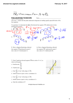 directed line segment.notebook