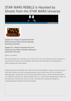 STAR WARS REBELS is Haunted by Ghosts from