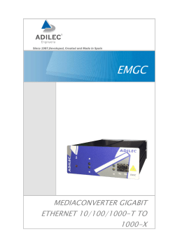 MEDIACONVERTER GIGABIT ETHERNET 10/100/1000-T TO 1000-X