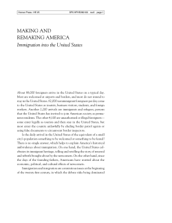 Immigration into the United States