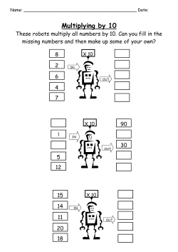 robots multiplying by 10