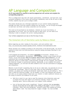 AP Language and Composition