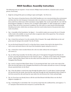 MAXI Sandbox: Assembly Instructions