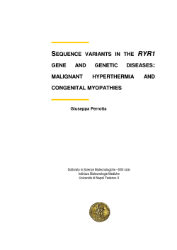 sequence variants in the ryr1 gene and genetic diseases