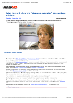 John Harvard Library is - Alexi Marmot Associates