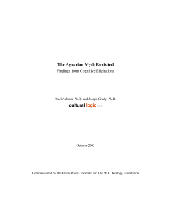 The Agrarian Myth Revisited