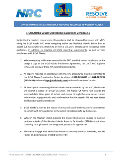 1-Call Alaska APC Operational Guidelines
