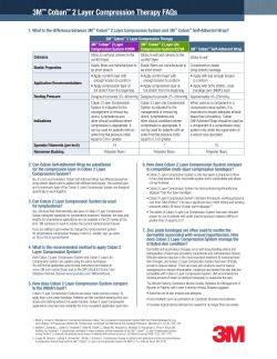 3M™ Coban™ 2 Layer Compression Therapy FAQs