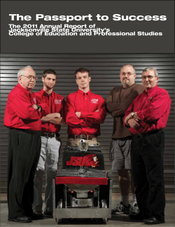 Passport to Success 2011 - Jacksonville State University
