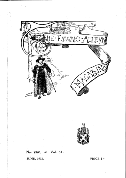 No. 242. j. - Alleyn`s School