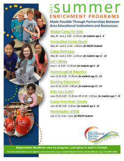 enrichment programs