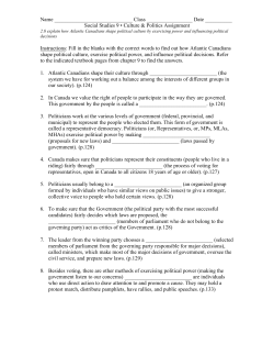 Instructions: Fill in the blanks with the correct words to find out how