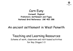 Carn Euny - Cornwall Heritage Trust