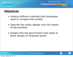 Objectives