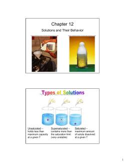 Ch 12 Lecture Notes