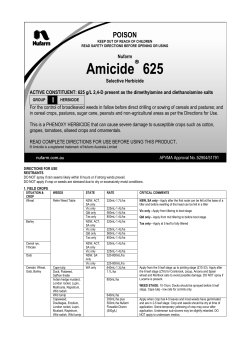 Nufarm Amicide 625 Selective Herbicide