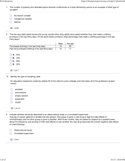 Practice Final Exam 1