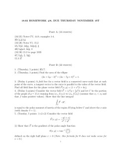 18.02 HOMEWORK #8, DUE THURSDAY NOVEMBER 1ST Part A