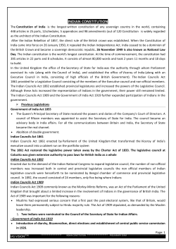 INDIAN CONSTITUTION