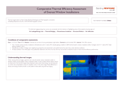 Comparative Thermal Efficiency Assessment of Everest Window