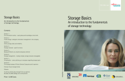 Storage Basics