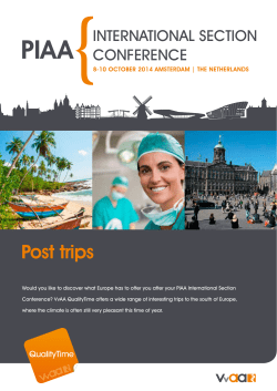 Post trips - Stichting PIV