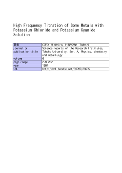 Page 1 Page 2 High Frequency Titration of Some Metals with