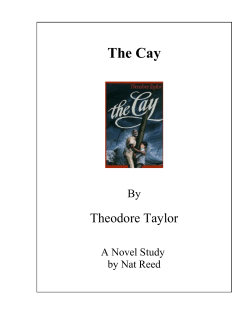 The Cay - Reed Novel Studies