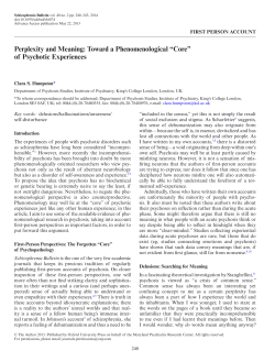 Perplexity and Meaning: toward a