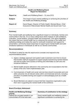 8. Impact of Poor Mental Health on Wellbeing