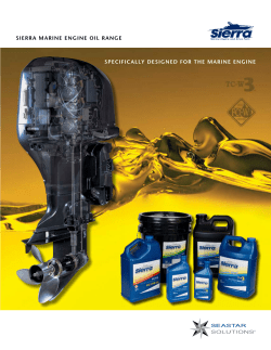 SIERRA MARINE ENGINE OIL RANGE