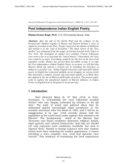 Post Independence Indian English Poetry