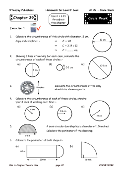 Ch 29 Circles &radic;&radic; [v6.0]