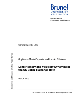 Long Memory and Volatility Dynamics in the US Dollar