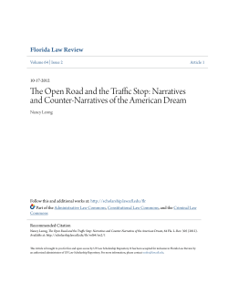 Narratives and Counter-Narratives of the American Dream