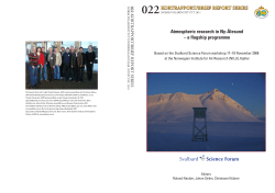 a flagship programme - Norsk Polarinstitutt