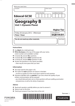 t - Edexcel