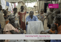 Improving health, improving lives