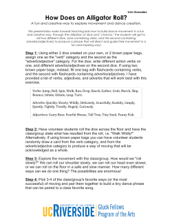 D12 How Does an Alligator Roll?