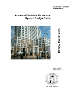 Advanced Variable Air Volume System Design Guide