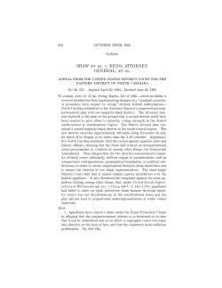 SHAW et al. v. RENO, ATTORNEY GENERAL, et al. appeal from the