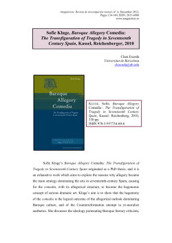 Baroque Allegory Comedia - Anagn&oacute;risis &ndash; Revista de investigaci&oacute;n