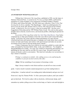 Interview with William Gay